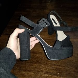 Black high heels